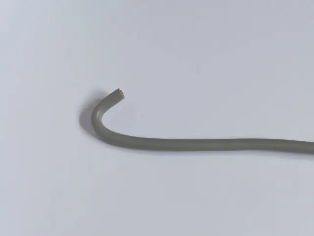 先端を曲げる