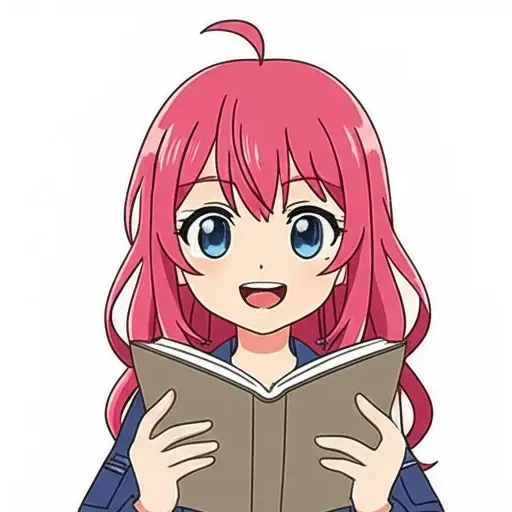 本を読んで勉強している電気工事士の女性のイラスト