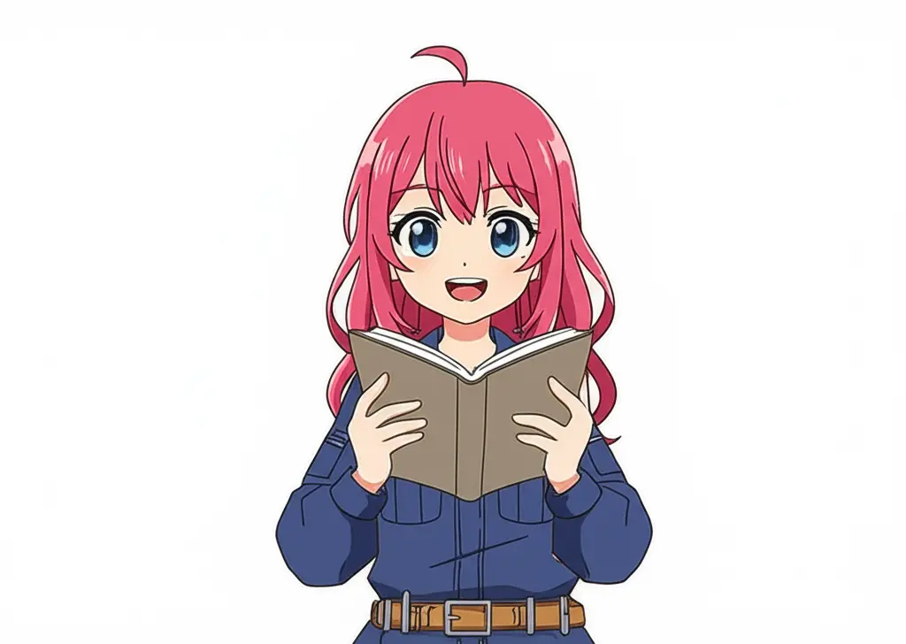 本を開いて勉強する様子のイラスト